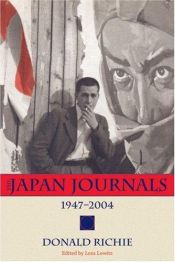 book cover of The Japan Journals by Donald Richie