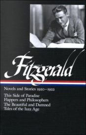 book cover of Novels and stories, 1920-1922 by Francis Scott Fitzgerald