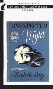 book cover of Unexpected night by Elizabeth Daly