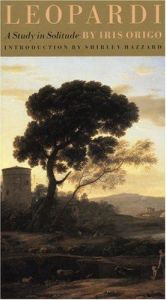 book cover of Leopardi : a study in solitude by Iris Origo