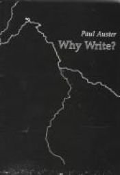 book cover of Why write? by Paul Auster