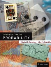 book cover of Introduction to Probability by Dimitri Bertsekas