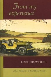 book cover of From My Experience: The Pleasures and Miseries of Life on a Farm by Louis Bromfield