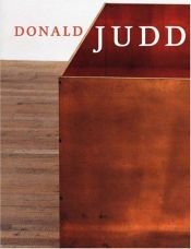 book cover of Donald judd by Donald Judd