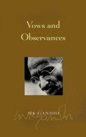 book cover of Vows and observances by Mahatma Gandhi