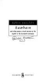 book cover of Samhain by Robin Skelton