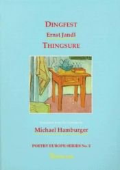 book cover of Dingfest: Thingsure (Poetry Europe Series, No 2) by Ernst Jandl