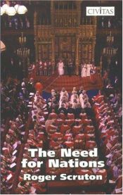 book cover of Need For Nations by Roger Scruton