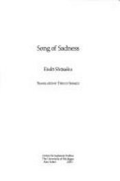 book cover of Song of sadness by Shusaku Endo