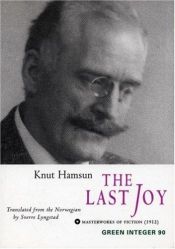 book cover of The Last Joy (Green Integer Books:) by Knut Hamsun