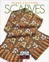 book cover of Vogue knitting scarves by Trisha Malcolm