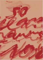 book cover of Cy Twombly by Roland Barthes