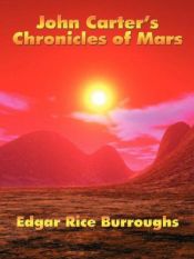 book cover of Barsoom series by Edgar Rice Burroughs