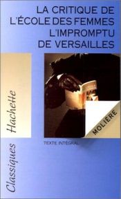book cover of La Critique de l'école des femmes by Molière