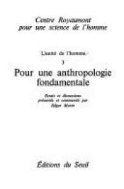 book cover of L' unité de l'homme 3: pour une anthropologie fondamentale by Edgar Morin