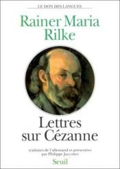 book cover of Lettres sur Cézanne by Rainer Maria Rilke
