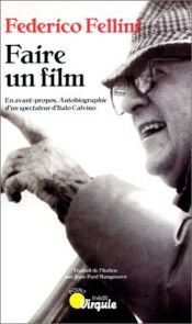 book cover of Fazer um Filme by Federico Fellini