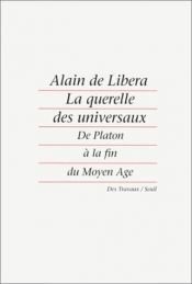 book cover of Der Universalienstreit. Von Platon bis zum Ende des Mittelalters by Alain de Libera