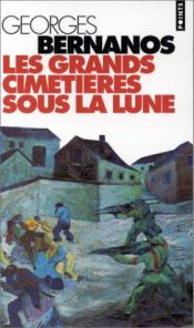 book cover of Les grands cimeti}res sous la lune by Georges Bernanos