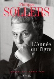 book cover of L'Année du tigre by Philippe Sollers
