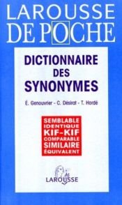 book cover of Larousse De Poche - Dictionnaire DES Synonymes by Editors of Larousse