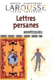 book cover of Lettres persanes by Charles Louis de Secondat Montesquieu