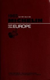 book cover of Michelin Red-Cities Europe by Michelin Travel Publications