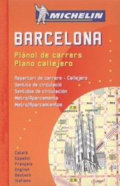 book cover of Barcelona Plano callejero by Michelin Travel Publications