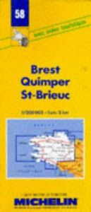 book cover of 058 Brest-Quimper-St.Brieuc (Michelin Maps) by Michelin Travel Publications