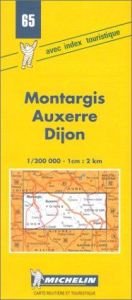 book cover of Montargis - Auxerre - Dijon 1:200 000 (n° 65) by Michelin Travel Publications