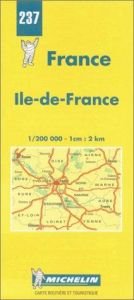 book cover of Carte routière : Île-de-France, N° 237 by Michelin Travel Publications
