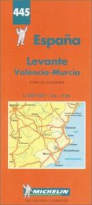 book cover of 445 Central and Eastern Spain (Michelin Maps) by Michelin Travel Publications