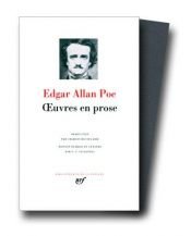 book cover of Euvres en prose (Bibliotheque de la Pleiade) by Edgar Allan Poe