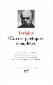 book cover of Oeuvres poétiques by Paul Verlaine