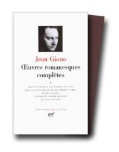book cover of Oeuvres romanesques complètes. tome 1 by Jean Giono