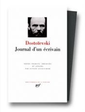 book cover of Journal d'un écrivain by Fiodor Dostoïevski