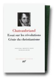 book cover of Essai sur les Révolutions - Génie du Christianisme by Francois Chateaubriand