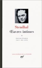 book cover of Oeuvres Intimes, tome 2 : 1818-1842 by Stendhal