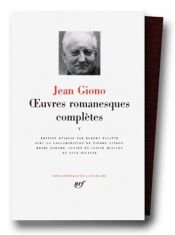 book cover of Giono : Oeuvres romanesques complètes, tome 5 by Jean Giono