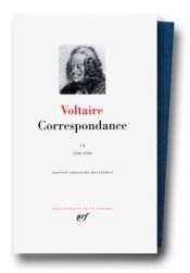 book cover of Correspondance, tome 9 Juillet 1767 - Septembre 1769 by Voltaire