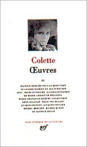 book cover of Oeuvres (Bibliotheque de la Pleiade) Vol. 1 by Colette