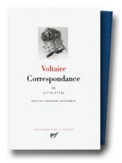 book cover of Voltaire : Correspondance, Juillet 1772 - Decembre 1774, tome 11 by 伏爾泰