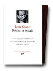 book cover of Recits et essais (Bibliotheque de la Pleiade) by Jean Giono