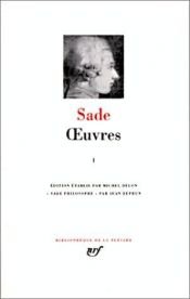 book cover of Oeuvres by Marquis de Sade