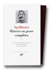 book cover of Œuvres en prose, tome 2 by Guillaume Apollinaire