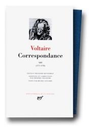 book cover of Voltaire : Correspondance, tome 13 : Juillet 1777 - Mai 1778 by 伏爾泰