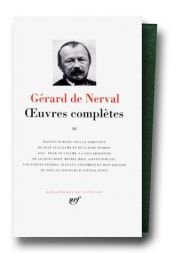 book cover of Œuvres by Gerard De Nerval