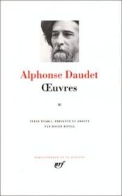 book cover of Daudet : Oeuvres, tome 3 by Alphonse Daudet
