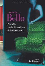 book cover of Enquête sur la disparition d'Emilie Brunet by Antoine Bello