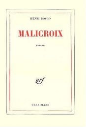 book cover of Malicroix by Henri Bosco